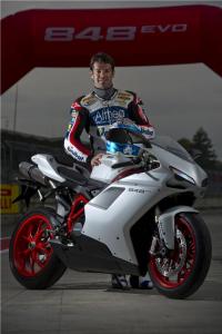 2011 ducati 848 evo review motorcycle com, Carlos Checa is a winner in Grand Prix and World Superbike competition And in making Duke pee in his leathers