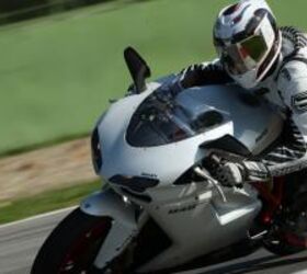 2011 ducati 848 evo review motorcycle com, A narrow midsection and a cooperative chassis make for a delightful dance partner