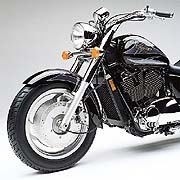 2000 honda shadow sabre motorcycle com, Any self respecting performance bike should offer a dual front disc option