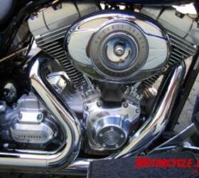 2009 harley davidson electra glide standard review motorcycle com, The 96 inch motor and six speed are the heart and soul of this bike