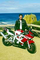 first ride 1999 yamaha yzf r6 motorcycle com, Elmo pre low side