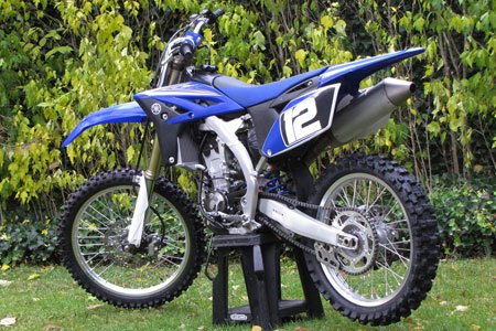 2010 yamaha yz250f review motorcycle com, A welcome improvement is the new muffler which is bigger and quieter than years past