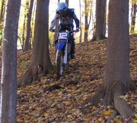 2010 yamaha yz250f review motorcycle com, In the woods is where you ll find those nasty old four stroke gremlins Out there the torquey YZ F motor is handicapped by low rpm cough and die syndrome