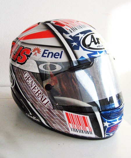 nicky hayden s indianapolis gp helmet, Nicky Hayden will wear this specially designed helmet for the 2010 Indianapolis Grand Prix
