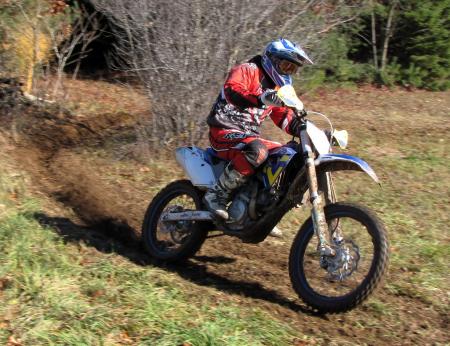 2011 husaberg fx450 review motorcycle com, The Husaberg is incredibly nimble for a 450