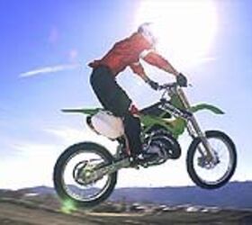 motorcycle com, The KX s snappy motor makes it easy to launch into the sky