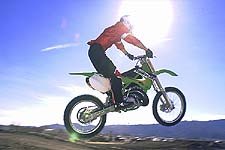 motorcycle com, The KX s snappy motor makes it easy to launch into the sky