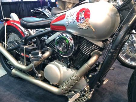 2012 dealer expo, Cobra had on display 20 Years of Customs Retrospective Hot Saki pictured here is from 1998