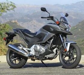 2012 honda nc700x review video motorcycle com, Part adventure bike part urban assault commuter the only thing even remotely close to the Honda NC700X is the Kawasaki Versys