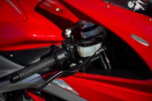 2013 mv agusta f4 and f4 rr review motorcycle com, Finally an MV Agusta F4 without throttle cables MV might have taken its time to adopt R b W but it used that extra time to employ a highly advanced system