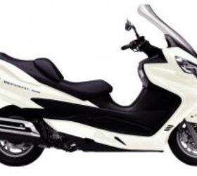 2011 suzuki burgman 400 abs review motorcycle com, If gray is not your color the Burgman 400 ABS also comes in white
