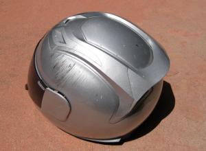 2010 icon airframe carbon lifeform helmet review, A non carbon Airframe was recently crash tested at about 95 mph Our crash test dummy emerged from the lowside crash with no loss of mental acuity