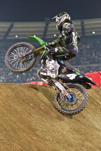 2013 ama supercross anaheim 1 race report, Blake Bagget showed off his brand new number four plate but it didn t give him the pacehe wanted The Californian didn t have his usual speed and a crash at the start of the main kept him from cracking the top 10