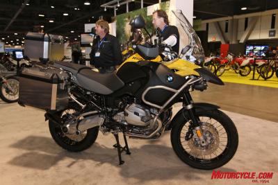 cycle world international motorcycle show at long beach, BMW s R1200GS Adventure joins the RT in getting new double overhead cam