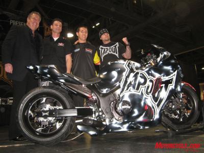 cycle world international motorcycle show at long beach, TapOut was a significant part of the Long Beach IMS