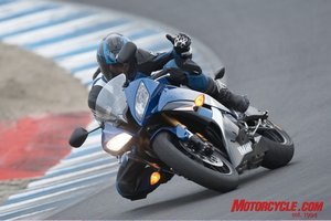 2008 yamaha r6 first ride motorcycle com, The R6 and the Corkscrew gets our tester s approval