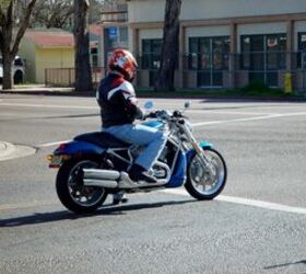2006 harley davidson street rod street ride motorcycle com, Even a big dork like Sean can look cool on the StreetRod