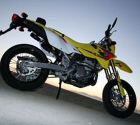 2005 suzuki drz 400 sm motorcycle com, The DRZ400SM is a supermoto bike in any lighting
