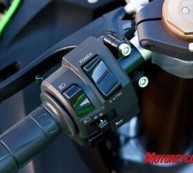 safety series bike selection, Changing the power delivery on many of today s sportbikes is as simple as pressing a button as seen on the Kawasaki ZX 10R