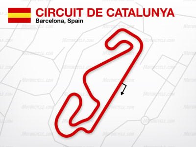 motogp 2010 catalunya preview, The Circuit de Catalunya s 0 65 mile straight is one of the longest in the world