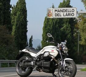 2008 moto guzzi griso 8v motorcycle com, Moto Guzzi takes a leap into the future with its new four valve per cylinder engine design that has debuted in this revised Griso