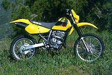 2001 suzuki dr z250 motorcycle com, With an RM inspired frame and adjustable suspension the DR Z250 is sure to make some people s wish list