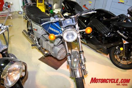 yamaha throws laguna seca motogp warm up party in jay leno s garage, And here s a bike with a rotary engine by Wankel the original rotary builder