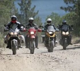 2005 adventure touring comparo motorcycle com