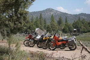 2005 adventure touring comparo motorcycle com, Which of these bikes can cut the mustard where there is in fact no mustard