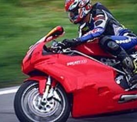 2003 ducati 999 motorcycle com, Ducati doesn t need no stinkin radial brakes
