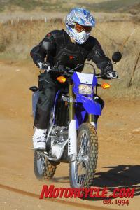 2011 yamaha wr250r review motorcycle com, The WR250R makes light work of dirt roads and also handles woops small jumps and most loose terrain Thanks to Bell for the Moto 8 helmet Dainese for the Wave Pro V CE Level 2 armored jacket Klim for the Dakar gloves and pants and A stars for the Tech 8 boots