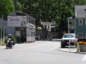 ebass bmw k1200rs walkabout, Quaint little towns like Downieville are a great place to fuel up and wet your whistle