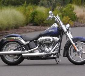 2012 harley davidson cvo softail convertible review motorcycle com, Stripped of its touring oriented extras the Convertible becomes a high end custom cruiser ready to prowl the streets on Saturday night