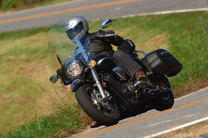 2007 yamaha v star 1300 intro report motorcycle com, Black is beautiful