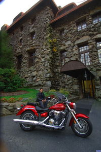 2007 yamaha v star 1300 intro report motorcycle com, They made Gabe hang out by the service entrance at the fancy resort where they held the intro