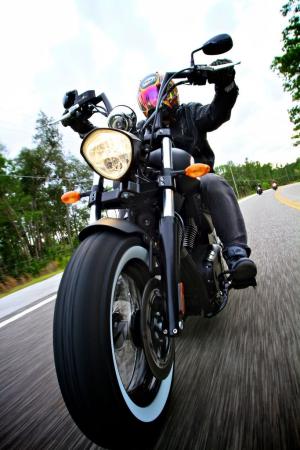 2012 victory high ball review motorcycle com, Zack Ness was on tour with us in Daytona ripping up the boulevards and byways