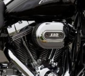 2012 harley davidson cvo models review motorcycle com, All 2012 CVO models get the Screamin Eagle Twin Cam 110 powertrain