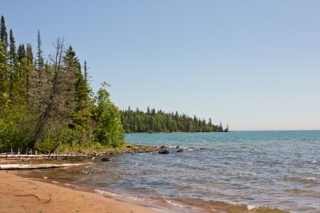 ride the wild side in northwest ontario, The sunny shores of Lake Superior at Sleeping Giant