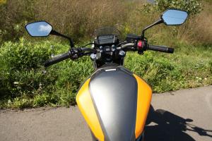 motorcycle beginner year 2 2013 honda nc700s review, The tiny windscreen in the NC700S does not offer much wind protection