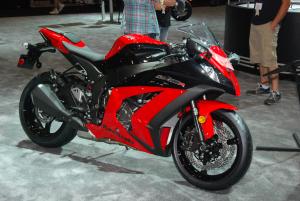 2011 kawasaki dealer meeting report video, New red and black color scheme for the 2012 ZX 10R An all black color is available as well as a Kawasaki green with black done in the same pattern as the bike seen here