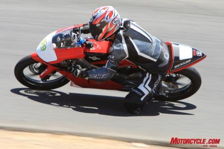 moriwaki md250h vs aprilia rs125 shootout motorcycle com, The MD250H is an amazingly potent track tool