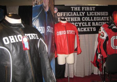 2010 indy dealer expo report, Furian Leathers is capitalizing on the popularity of college sports with its new line of jackets
