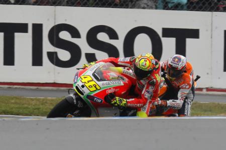 2012 motogp le mans results, Valentino Rossi channeled 2009 in beating Casey Stoner for second at Le Mans