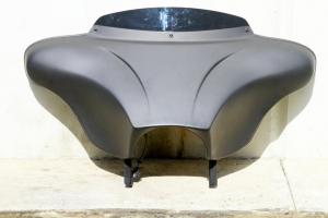 victory hard ball touring project, This accessory batwing style fairing will offer some added protection on the highway