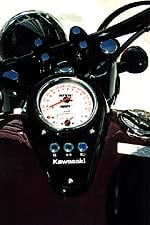 1999 kawasaki drifter 1500 motorcycle com, Gorgeous nostalgic speedo