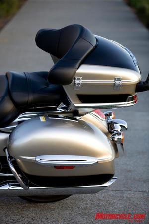 riding with a passenger, A touring motorcycle features very comfortable accommodations for a passenger