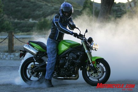 2008 triumph street triple 675 review motorcycle com, The best in the Street Triple can bring out the worst in its rider