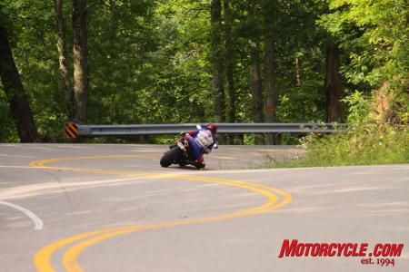 2010 yamaha r1 r6 forum convention at deals gap, Rifling through a third corner framed here on this surreal road Shane McCoy shows a big part of why it s been worth it to organize the R1 R6 convention for so many years Photo by Killboy com