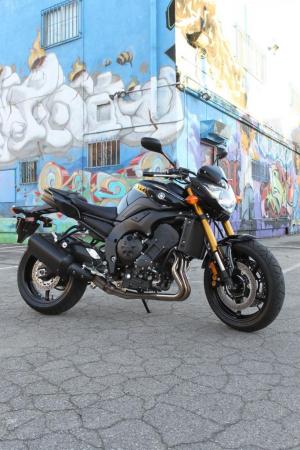 2011 yamaha fz8 review first ride motorcycle com, The FZ8 shares much in common with the FZ1