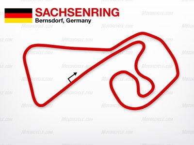 motogp 2009 sachsenring preview, The Sachsenring in Saxony Germany features an abundance of left turns